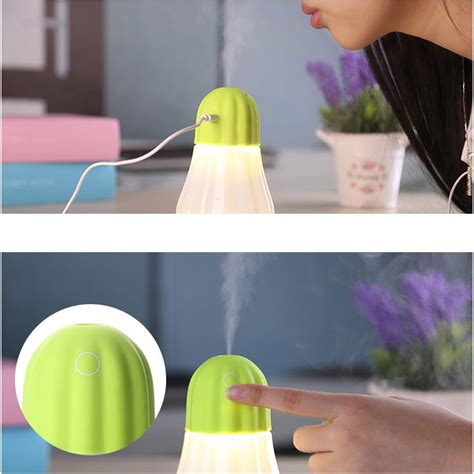 Laylala Pumpkin Lamp Shape 350ml Mini USB Ultrasonic Humidifier Air