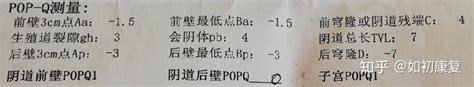 如何理解盆腔器官脱垂的pop Q分度？ 知乎