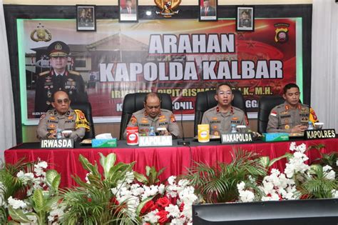 Kapolda Kalbar Irjen Pol Pipit Rismanto S I K M H Kunjungan Kerja