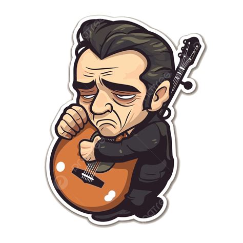 Johnny Cash Sticker Png Vector Psd And Clipart With Transparent
