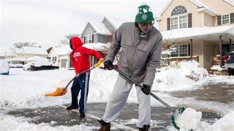 Health Officials Discuss Health Risks While Shoveling Snow