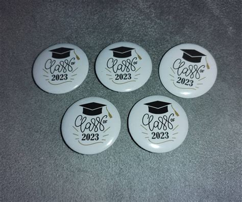 Class of 2023 Badges/badge Set/leavers 2023 Badge/graduation - Etsy