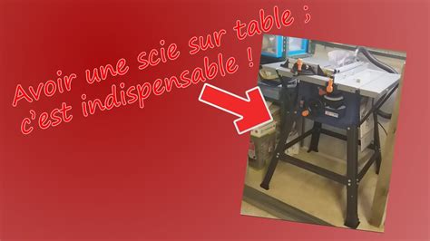 Comment Installer Une Scie Sur Table Mat Riel Youtube