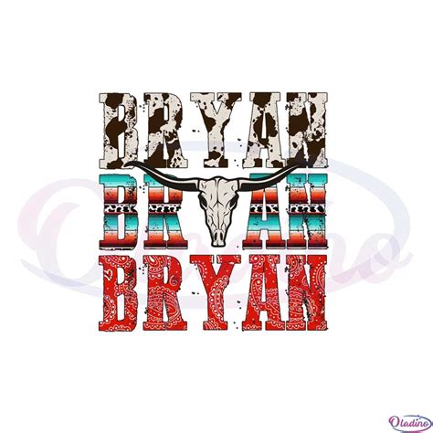 Zach Bryan Bull Skull Country Music Png Sublimation Designs Oladino