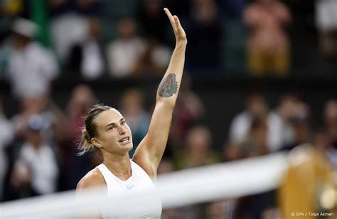 Sabalenka In Ruim Uur Verder Bij Terugkeer Op Wimbledon