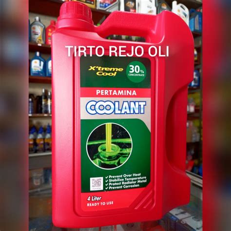 Jual AIR RADIATOR PERTAMINA COOLANT X TREME COOL 30 CONCENTRATE 4L