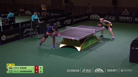 Truls Moregard Vs Omar Assar Durban World Table Tennis