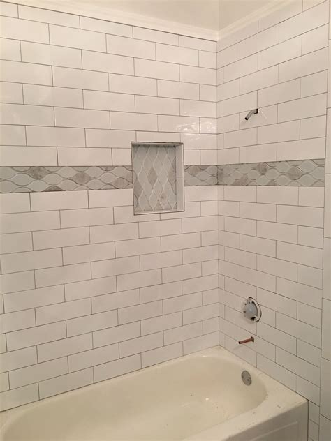 White Subway Tile Shower An Elegant And Timeless Design Option Shower Ideas