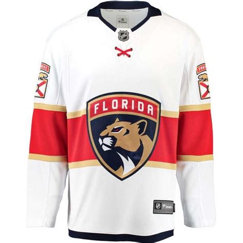 Florida Panthers Nhl Mens Breakaway Away Jersey White Florida