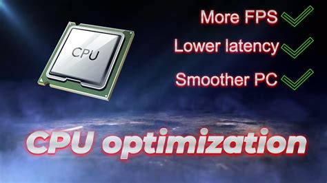 How To Optimize Cpu Processor For Gaming And Best Performance Youtube