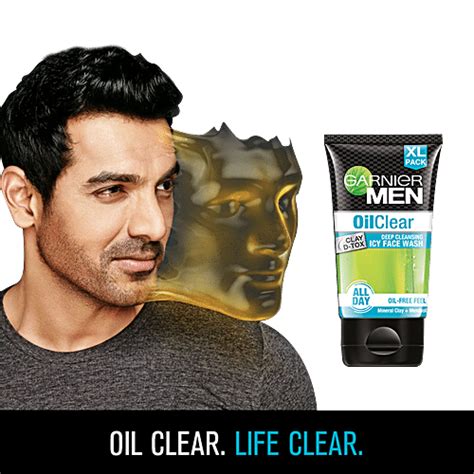 Buy Garnier Men Oil Clear Face Wash - For Oily Skin Online at Best ...