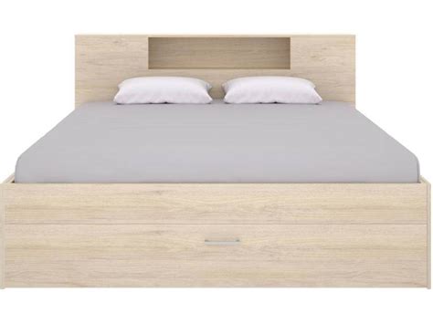 Cama Cl Ssica Leandre Vente Unique Natural Claro Aglomerado E