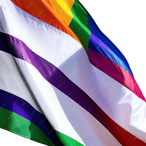 Bandera Del Orgullo Los Colores Del Arco Iris El Orgullo Lgbtq Foto