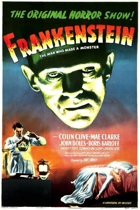 Frankenstein 1931 Boris Karloff Dvd Colorized Version Elvis Dvd