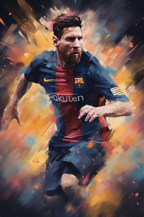 Messi Poster Lionel Messi Voetbalposter X Cm Rtb Geschikt