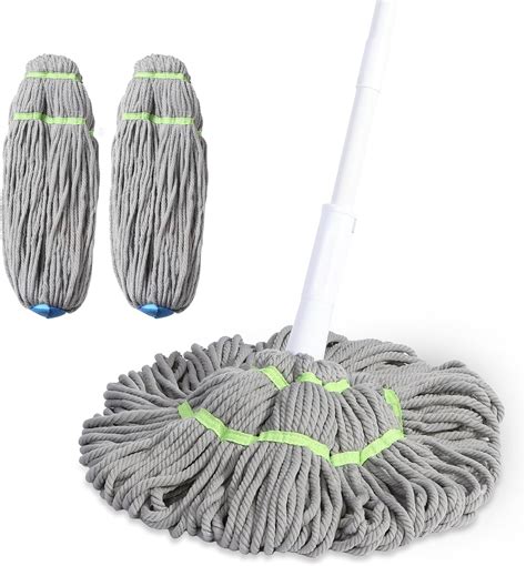 Boomjoy Self Wringing Mop For Floor Cleaning Long Handled