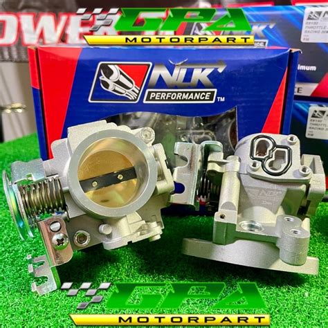 Nlk Performance Racing Throttle Body Honda Rs150 Rsx150 32mm 34mm 36mm 38mm Shopee Malaysia