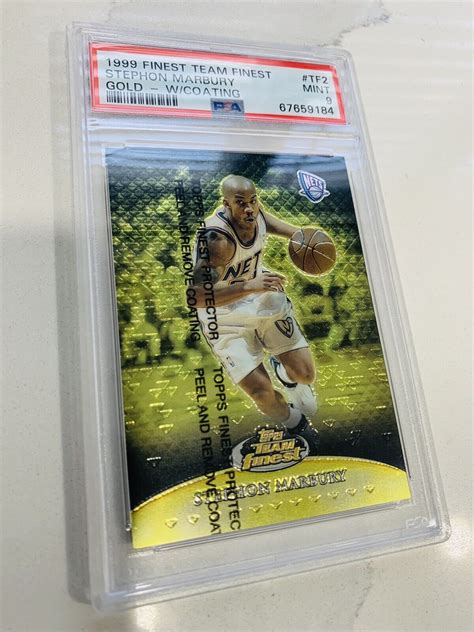 Finest Pop Team Finest Gold Tf Stephon Marbury Ebay