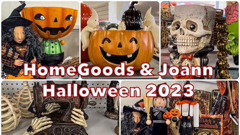 HomeGoods Joann Halloween 2023 Decor Finds July Code Orange YouTube