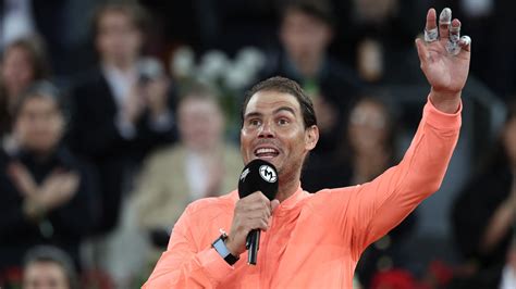 Gracias Rafa Nadal Says Emotional Goodbye To Madrid Open