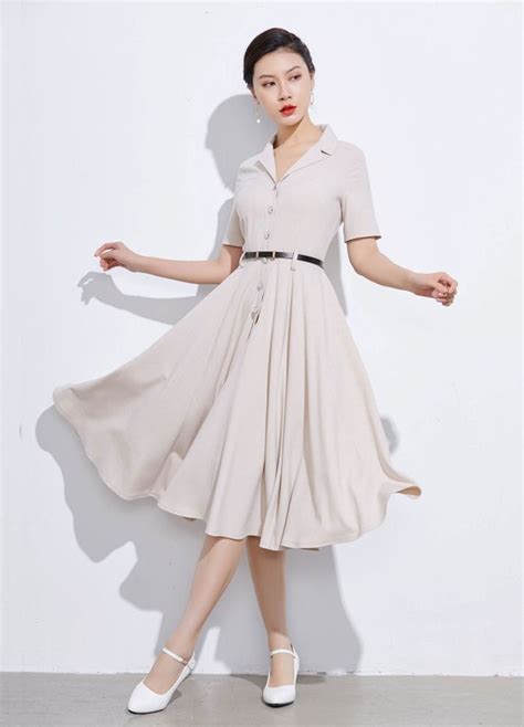 Vintage Midi Dress with Sleeves | Dresses Images 2024