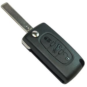 Spare Peugeot 207 308 SW 3 Button Remote Key 2006 2009 6490CS