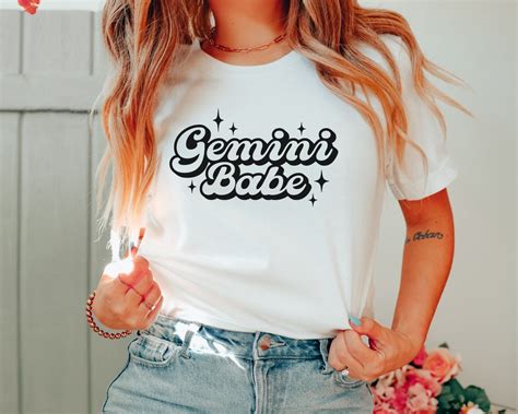 Gemini Babe Retro Style SVG Cut File Eps Png Zodiac Sign Svg Gemini Svg Astrology Svg