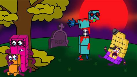 Numberblocks 5 Turn Into Zombies Nb 26 Cant You Survive Numberblocks Fanmade Coloring Story