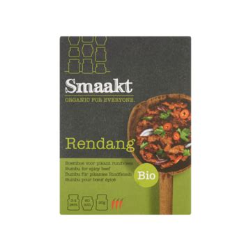 Smaakt Bio Rendang Boemboe Voor Pikant Rundvlees 90g Bestellen Jumbo