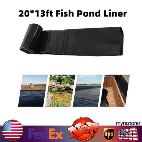 20 13ft Hevy Duty Fish Pond Preformed Liners Garden Pool Membrane