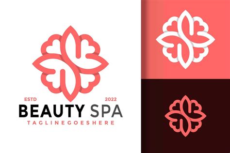 Flower Beauty Spa S Letter Logo Design Brand Identity Logos Vector Modern Logo Logo Designs