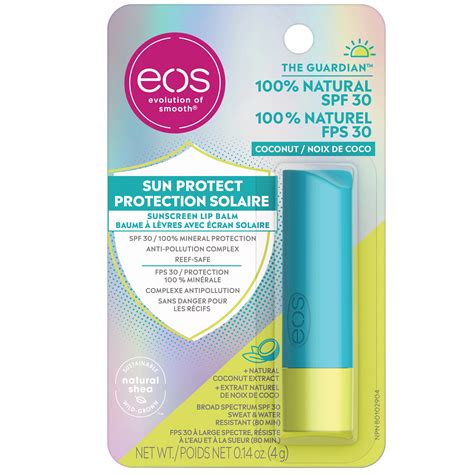 Eos Sun Protect Spf 30 Lip Balm Coconut Shop Lip Balm And Treatments At H E B