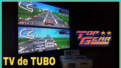 TOP GEAR 1 Game Play Direto Do Super Nintendo Tv De TUBO YouTube