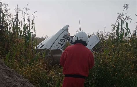 Mueren Tres Personas En Desplome De Avioneta En Otzolotepec Edomex