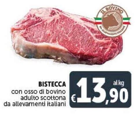 Bistecca Con Osso Di Bovino Adulto Scottona Da Allevamenti Italiani