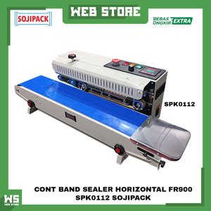 Jual Mesin Segel Plastik Kemasan Continuous Band Sealer Horizontal