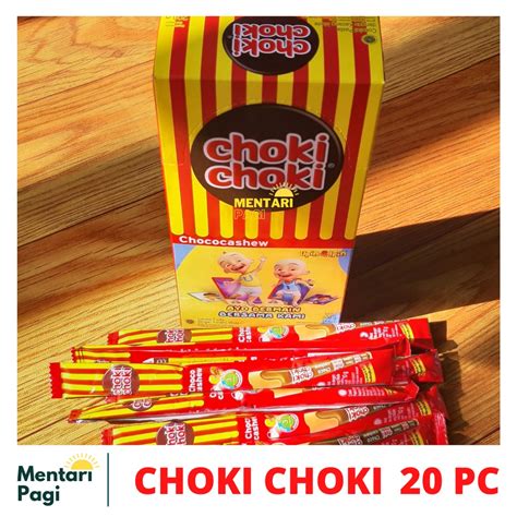 Jual Choki Choki Coklat Chococashew 10gr 1 Pack Isi 20pc Snack Jajanan