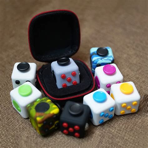 13style 3.3*3.3 size Fidget Cube original quality puzzles cubes stress ...