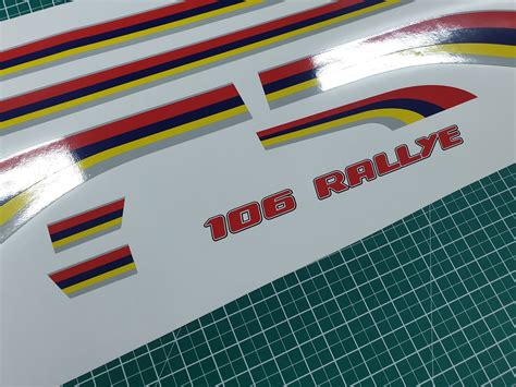 Zen Graphics Peugeot 106 Rallye S1 Replacement Stripes Decals