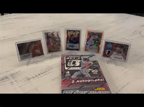 2022 Donruss Optic Hobby Box Two Rated Rookie Autos YouTube