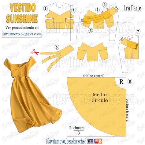 Vestido Sunshine Patrones De Vestido De Costura Patrones De