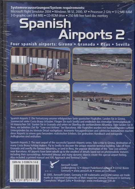 Yahoo オークション 新品 Spanish Airports 2 FS2004 スペイン 空港