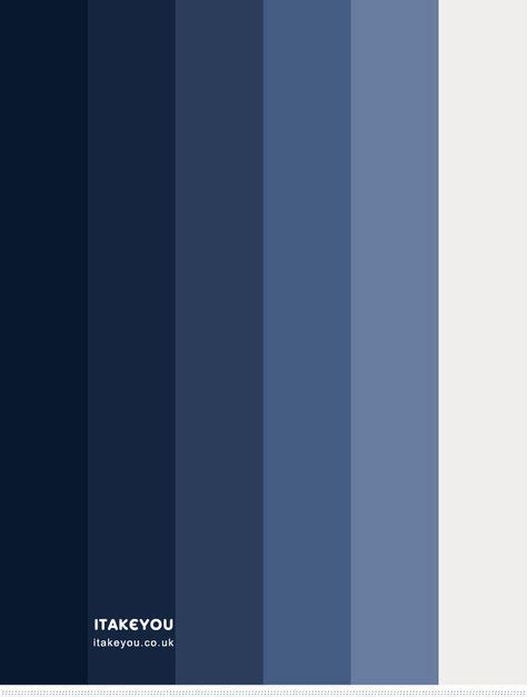 Silver Color Palette, Navy Color Palette, Hue Color, Color Palette ...