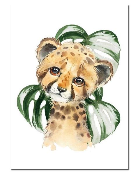 Affiche Animaux Jungle Mon Alpaga Jungle Safari Safari Nursery