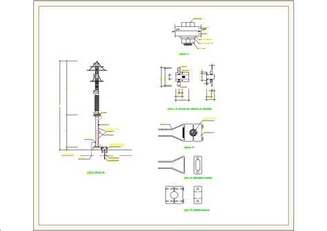 Pararrayos Kv En Autocad Descargar Cad Kb Bibliocad