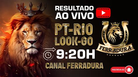 Resultado ao vivo PPT RIO E LOOK GO 09 20H 24 04 é na Ferradura