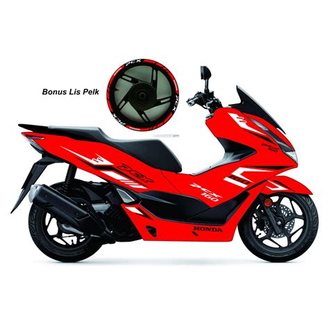 Jual Stiker Lis PCX Merah 160 MURAH Shopee Indonesia