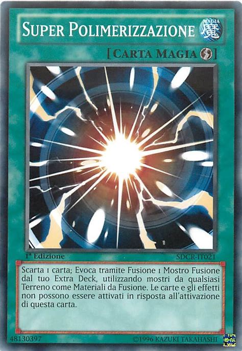 YU GI OH SDCR IT021 Super Polimerizzazione Mazzo Introduttivo