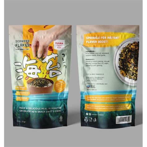 Jual Yuuka Food Abon Rumput Laut Non MSG Seaweed Flake Mpasi