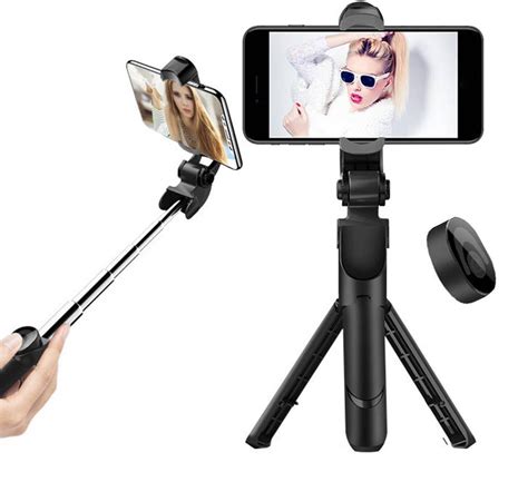 Statyw Tripod Z Pilotem Bluetooth Bezprzewodowy Selfie Stick Kijek